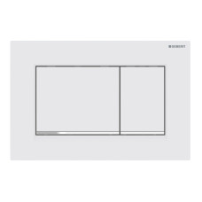 Geberit 115.883.JT.1 Sigma 30 клавіша змиву, подвійний змив, білий мат/хром глянець