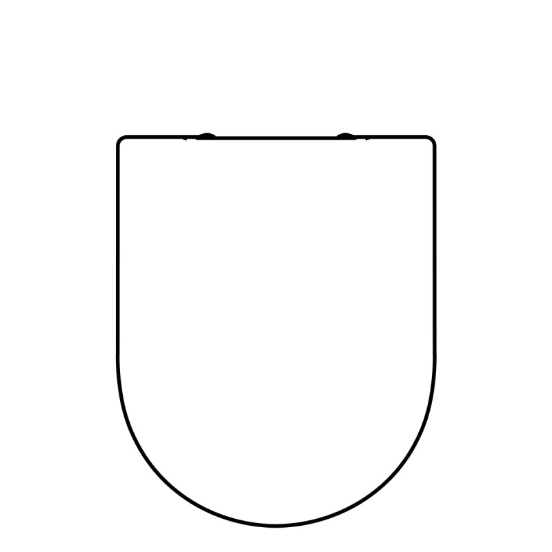 Geberit 500.605.01.2 Acanto Сидіння з кришкою для унітазу, дюропластове, антибактеріальне, швидкознімне, петлі з функцією плавного опускання , біле