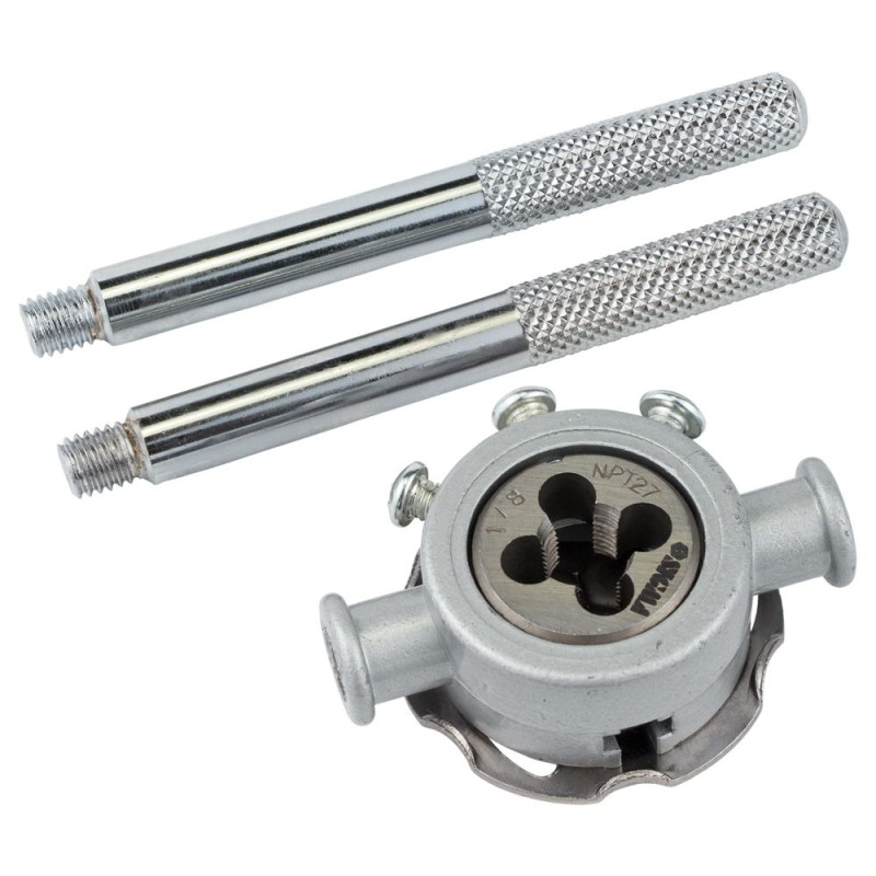 SIGMA Набор плашек и метчиков 40 предметов (металлический кейс) (1643251)