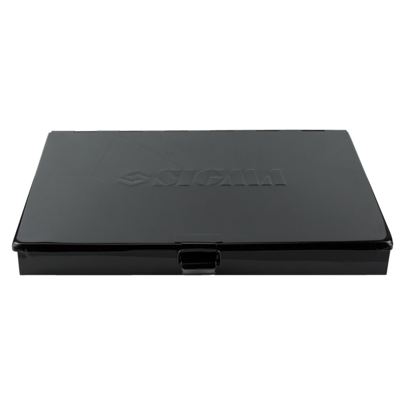 SIGMA Набор плашек и метчиков 40 предметов (металлический кейс) (1643251)