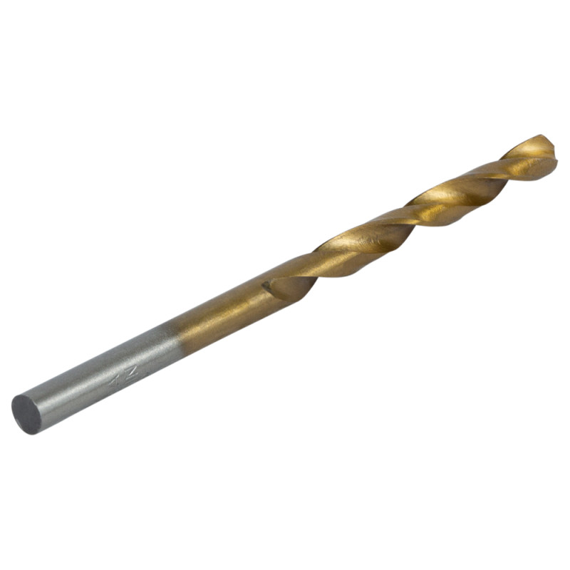 SIGMA Сверло по металлу HSS-TIN титановое Ø4.2мм (pvc, КРАТНО 10шт) (1165351) (10 шт)