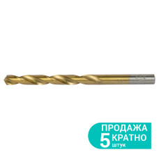 SIGMA Сверло по металлу HSS-TIN титановое Ø8.0мм (pvc, КРАТНО 5шт) (1165731) (5 шт)