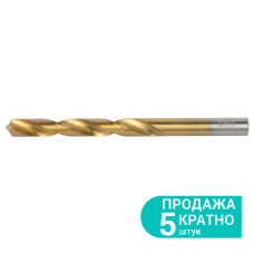 SIGMA Сверло по металлу HSS-TIN титановое Ø9.5мм (pvc, КРАТНО 5шт) (1165831) (5 шт)