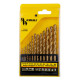 SIGMA Набор сверл по металлу HSS-TiN титановых 13шт 2.0-8.0мм (пласт кейс) (1193081)