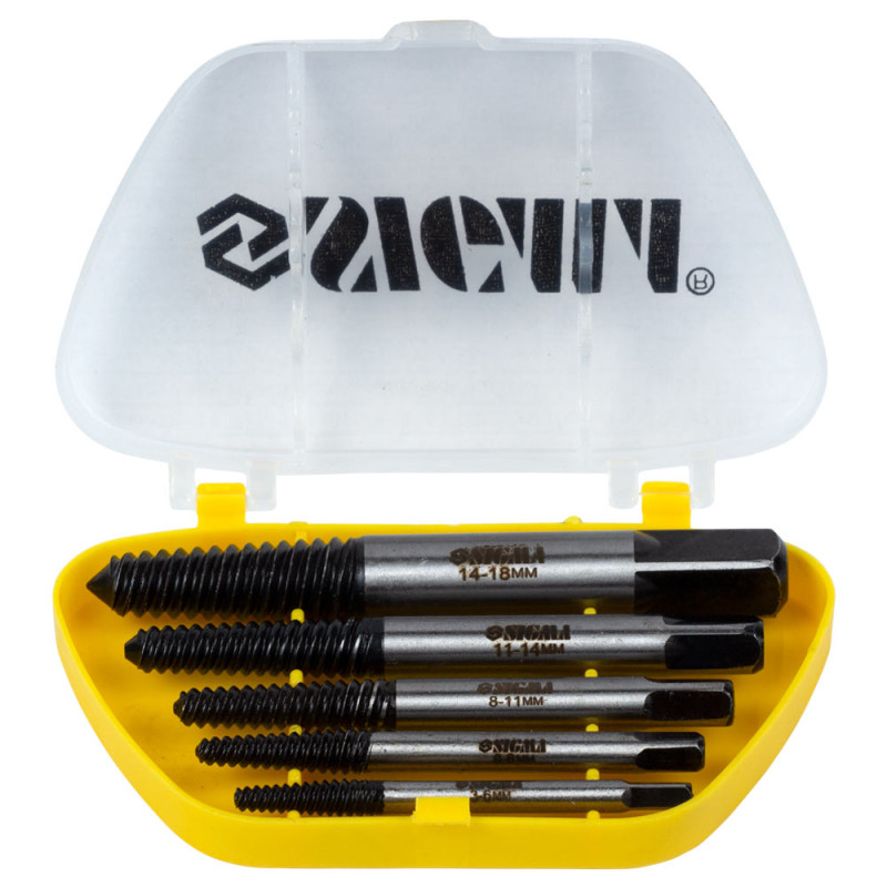 SIGMA Набор экстракторов 5шт. Ø3.0-18.0мм (1200051)