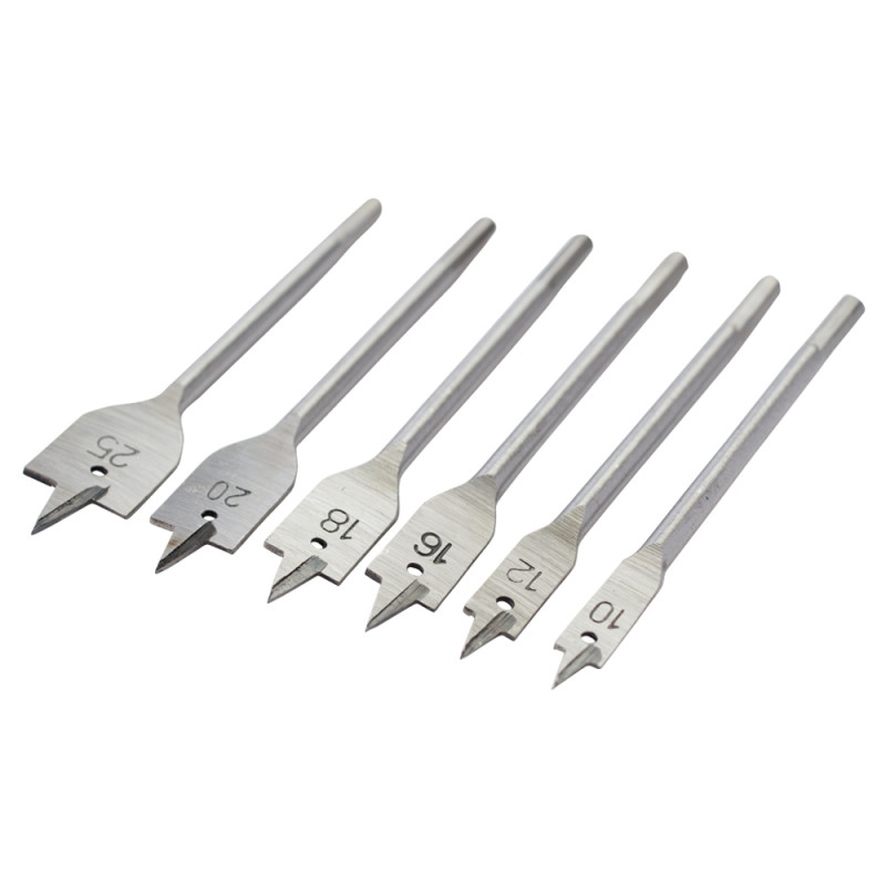 Grad Набор сверл по дереву перовых 6шт (Ø10, 12, 16, 18, 20, 25мм, длина 150мм) (1314665)