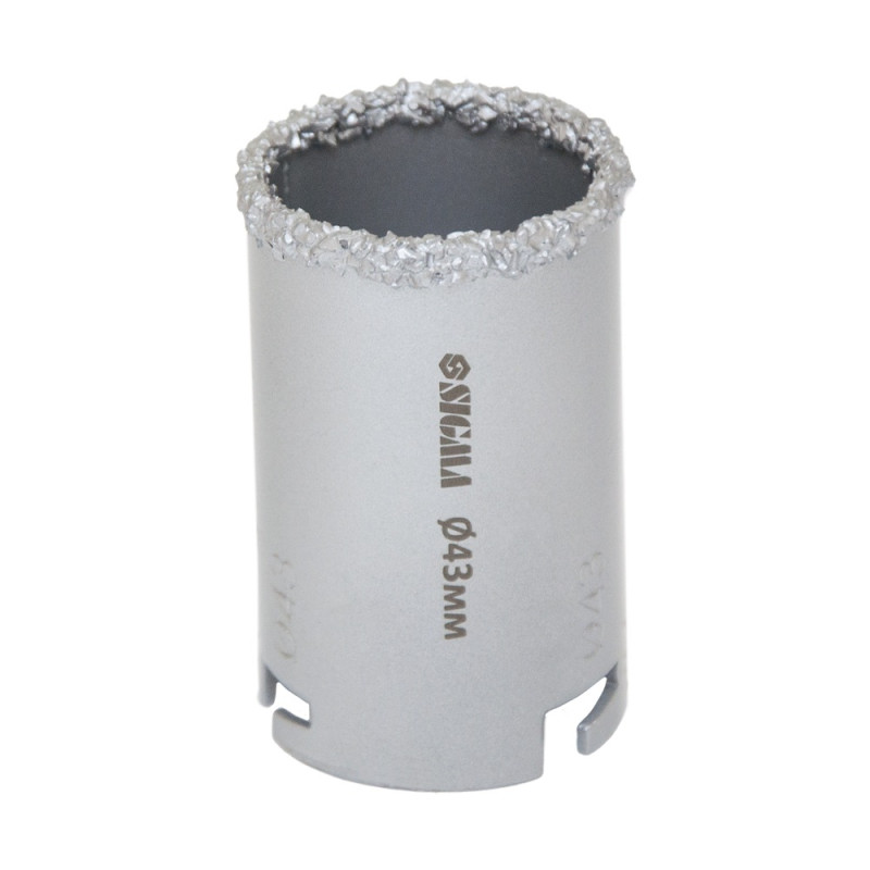 SIGMA Коронка кольцевая с вольфрамовым напылением 43мм (1512121)