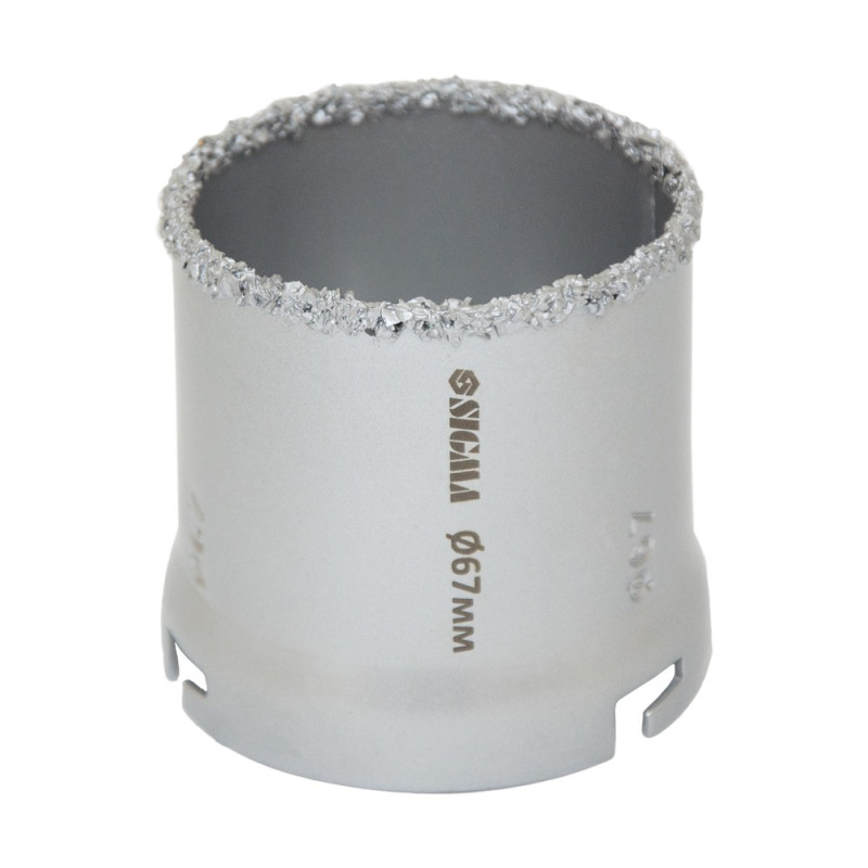 SIGMA Коронка кольцевая с вольфрамовым напылением 67мм (1512151)