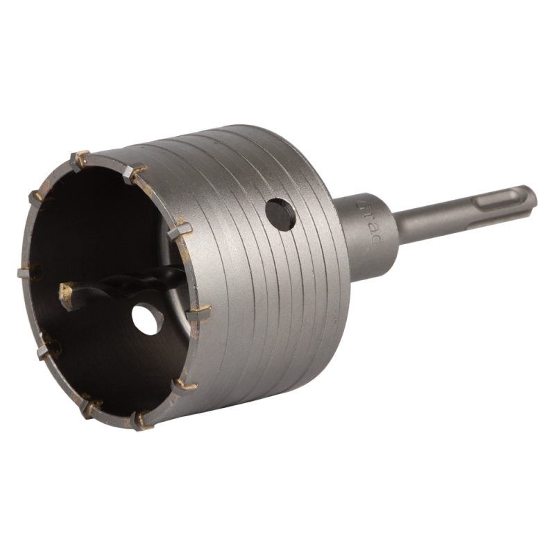 Grad Коронка по бетону Ø80×70мм 10 зубцов + хвостовик 110мм SDS-plus (1514405)