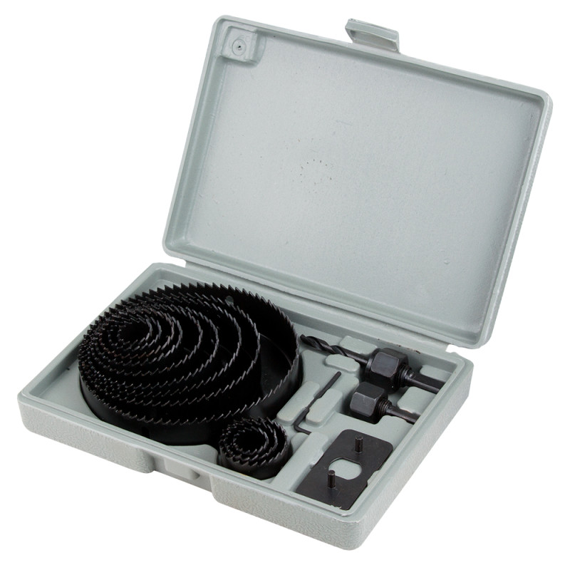 SIGMA Коронки по дереву наборные Ø19, 22, 29, 32, 38, 44, 51, 64, 76, 89, 102, 127 мм (1520161)