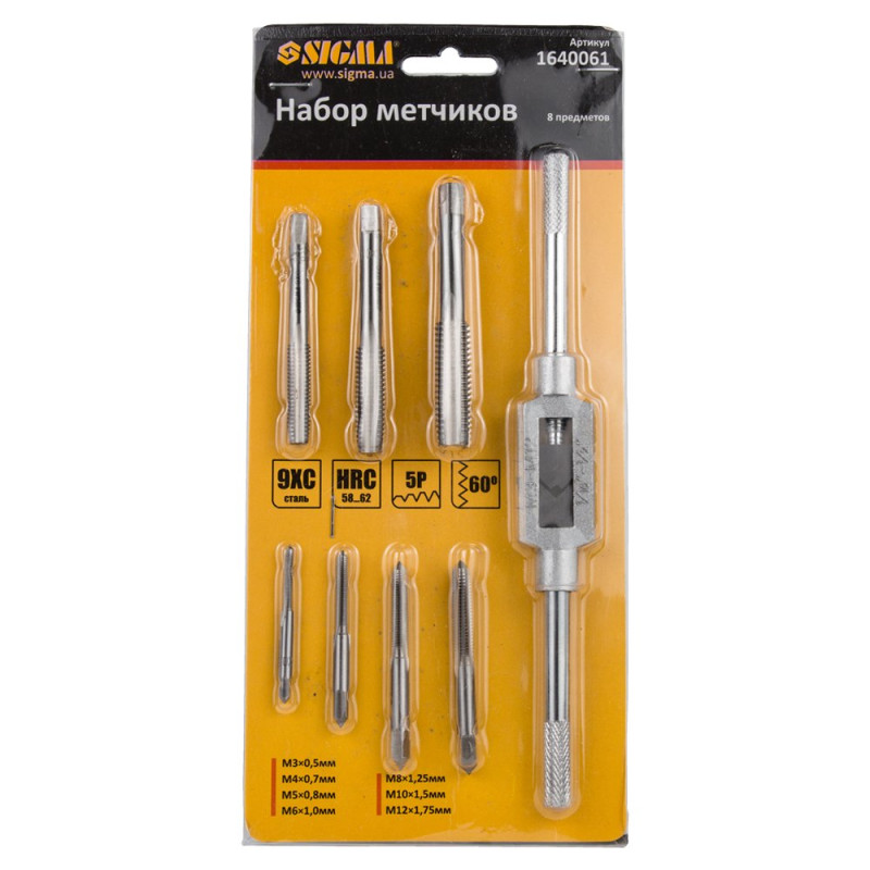 SIGMA Набор метчиков 8 предметов (1640061)