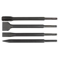 SIGMA Набор зубил 4шт с SDS-plus хвостовиком 250мм (тубус) (1800101)