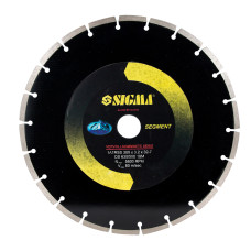 SIGMA Круг алмазный HQ сегментный Ø300×32мм, 5600об/мин (193300z)