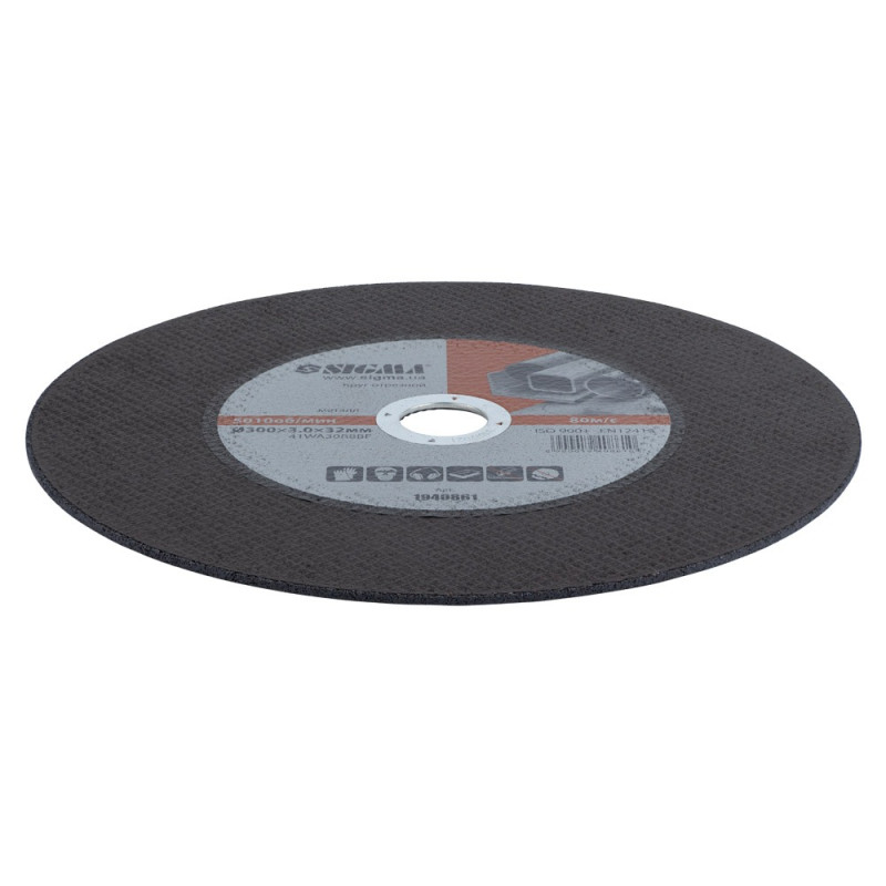 SIGMA Круг отрезной по металлу Ø300×3.0×32мм (1940861)