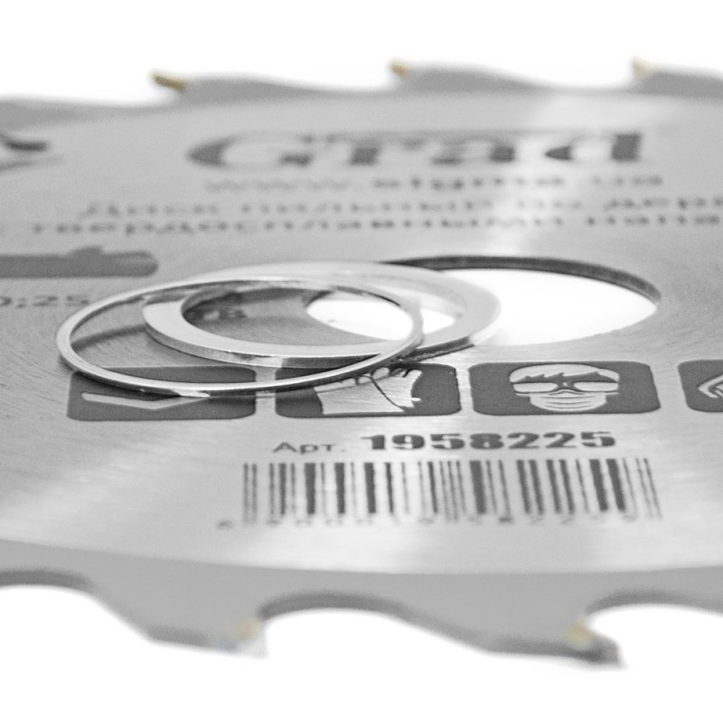 Grad Диск пильный по дереву с твердосплавными напайками Ø200×32 (30; 25.4)×24Т, 7000об/мин (1958225)