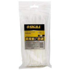 SIGMA Хомут нейлон 4.8×350мм 50шт (белый) (2501261)