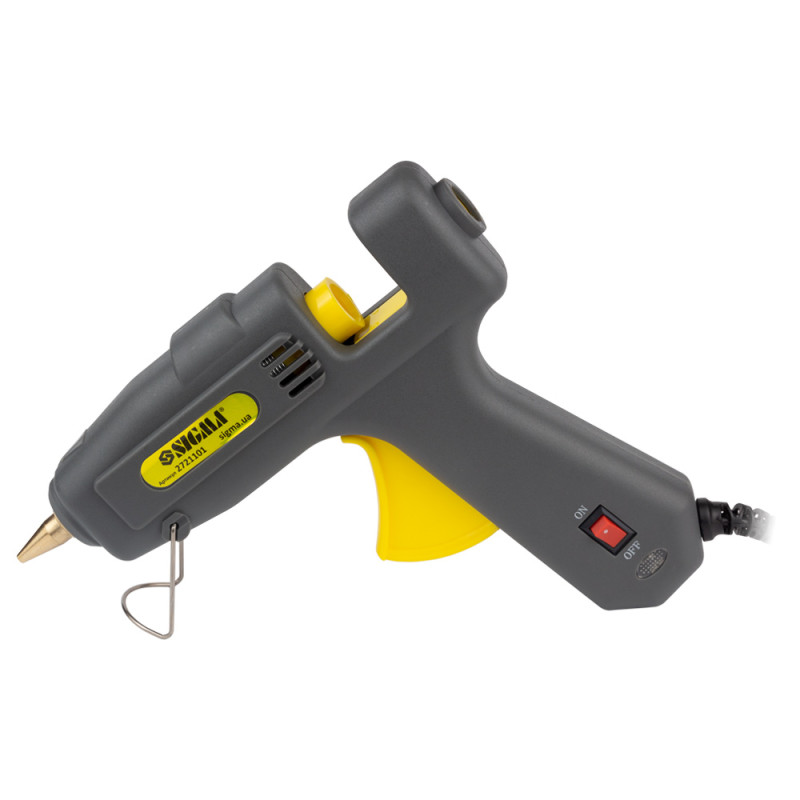 SIGMA Термоклеевой пистолет с выключателем Ø11.2мм 100Вт (2721101)