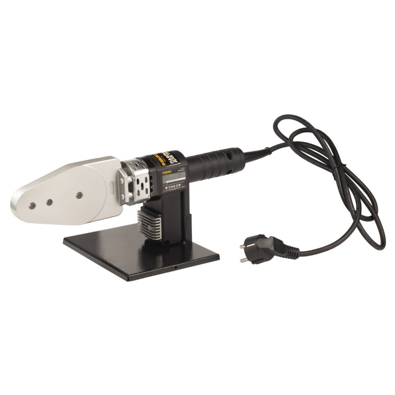 SIGMA Паяльник для пластиковых труб 800Вт 20-63мм (электронный термостат) металлический кейс (2743431)