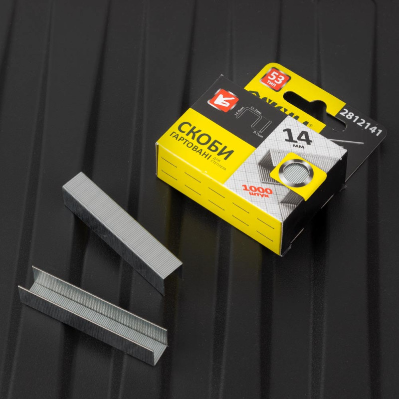SIGMA Скобы 14×11.3мм закаленные 1000шт (2812141)