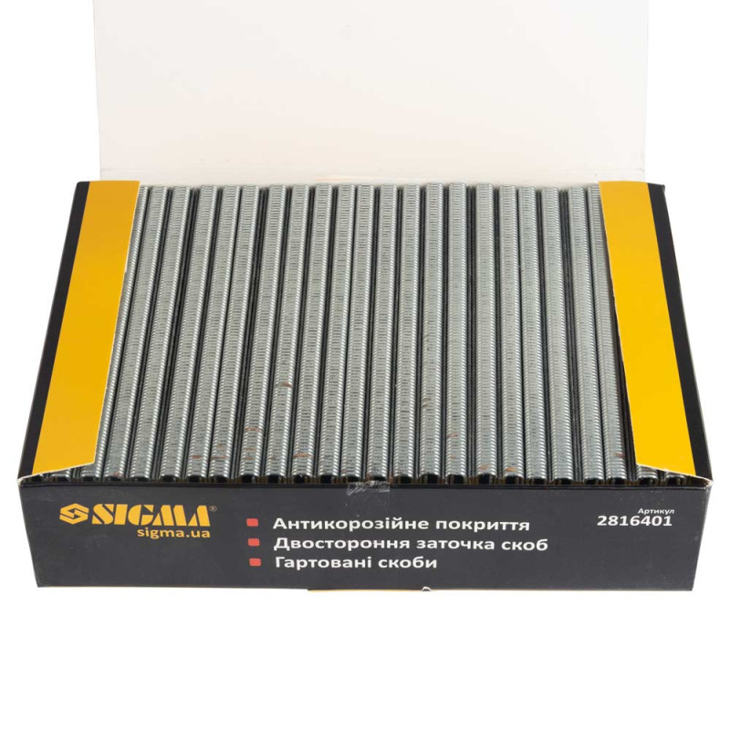 SIGMA Скобы 40×5.8мм для пневмостеплера 5000шт (2816401)