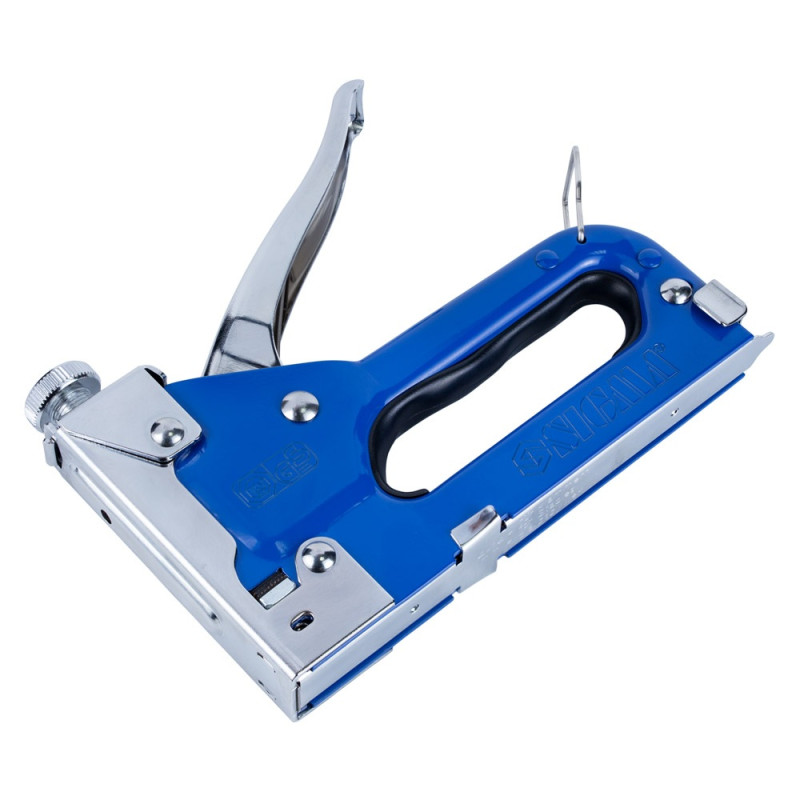 SIGMA Степлер с регулятором для скоб 4-14мм (синий) (2821011)