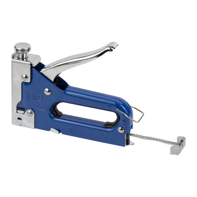 SIGMA Степлер с регулятором для скоб 4-14мм (синий) (2821011)