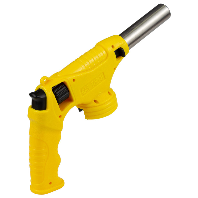 SIGMA Горелка газовая турбо 360° с керамическим соплом, пьезоподжигом и рукояткой Ø22мм 260мм (2901151)