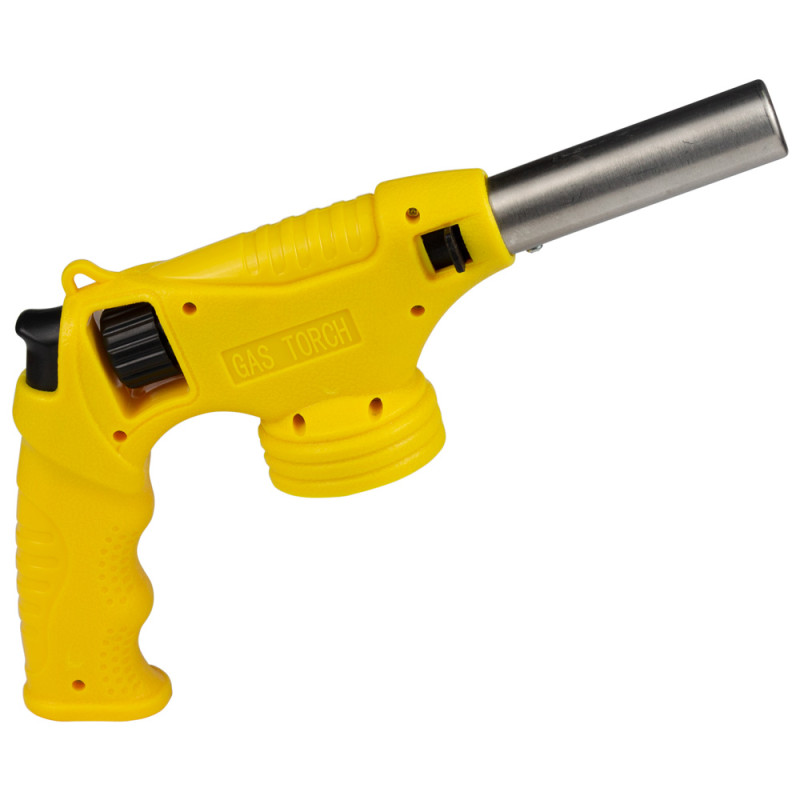 SIGMA Горелка газовая турбо 360° с керамическим соплом, пьезоподжигом и рукояткой Ø22мм 260мм (2901151)