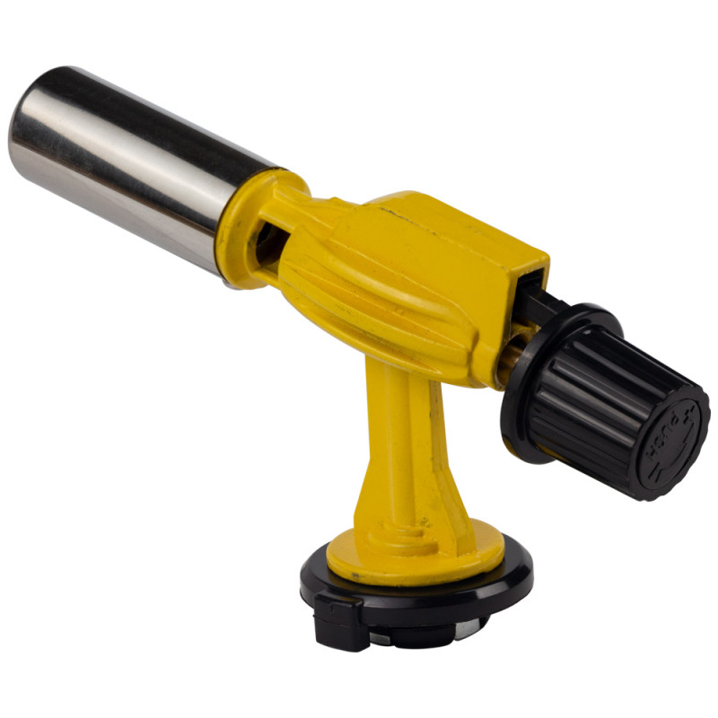 SIGMA Горелка газовая с керамическим соплом и пьезоподжигом, цельнометаллический корпус Ø22мм 136мм (2901251)