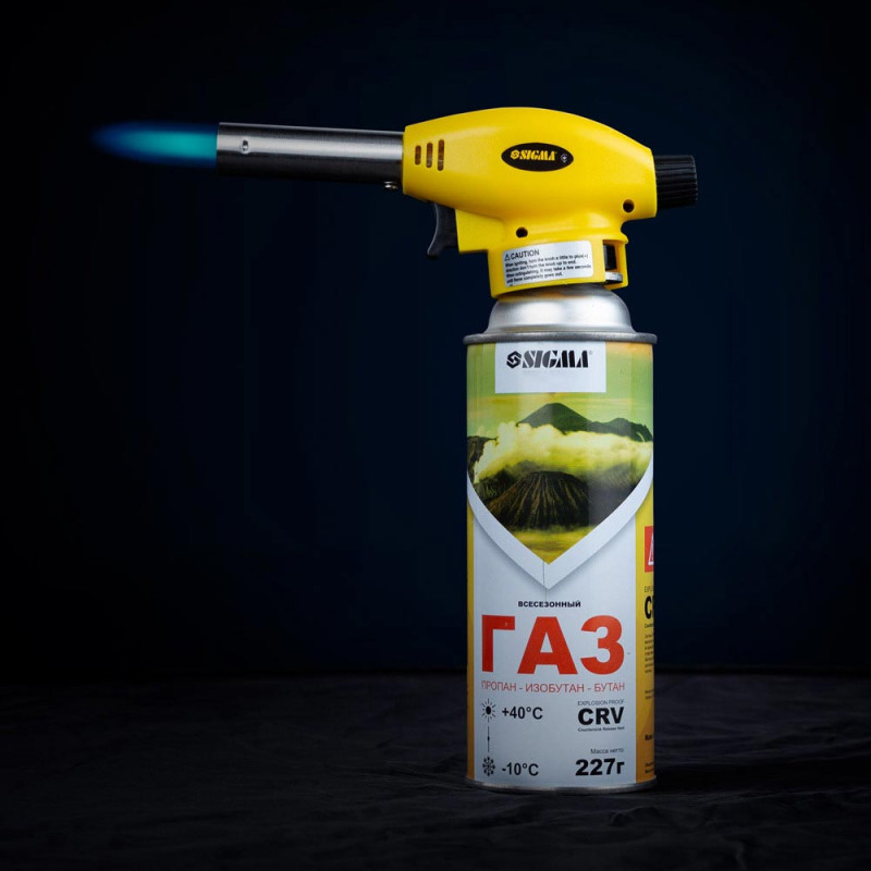 SIGMA Горелка газовая стандарт с пьезоподжигом (2901411)