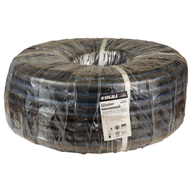 SIGMA Шланг кислородный в бухте Ø12×22мм 50м (III класс) (2905521)