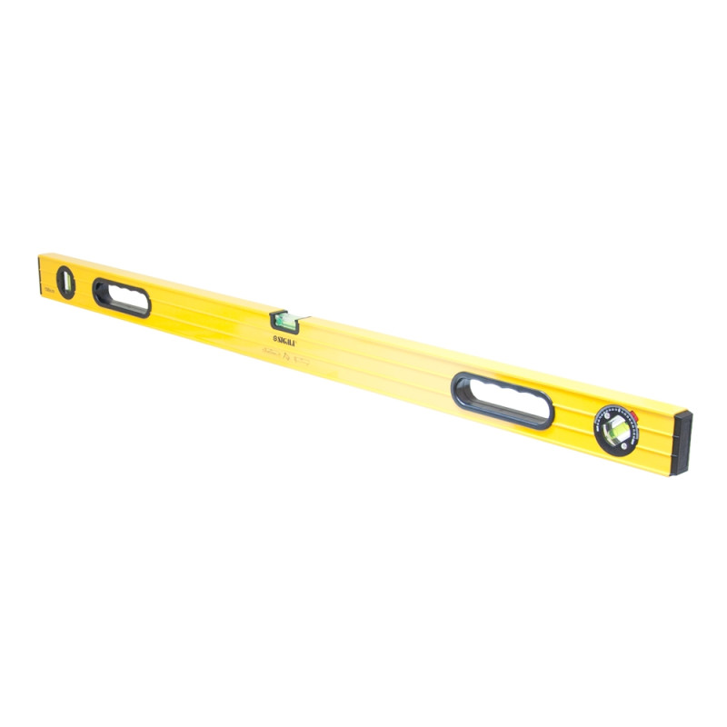 SIGMA Уровень с поворотной капсулой, 2 рукоятки 100см (3723101)