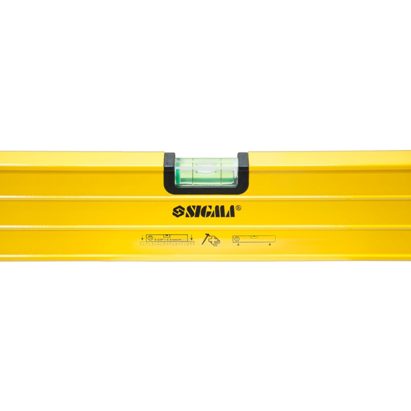 SIGMA Уровень с поворотной капсулой, 2 рукоятки 100см (3723101)