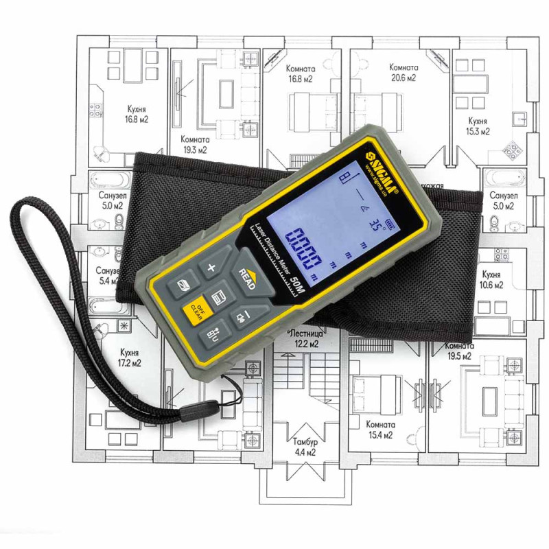 SIGMA Дальномер лазерный 50м (3727411)
