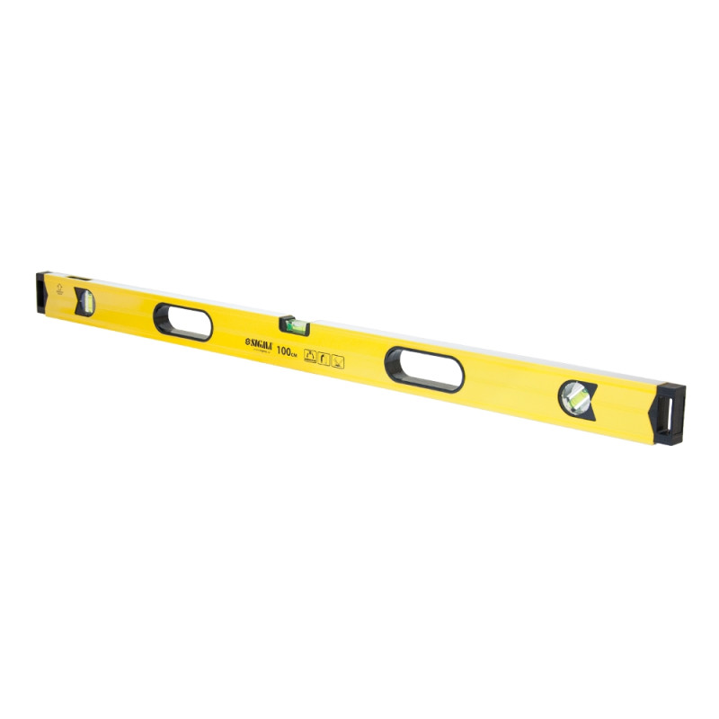 SIGMA Уровень магнитный 3 капсулы + глазок 100см (3732101)