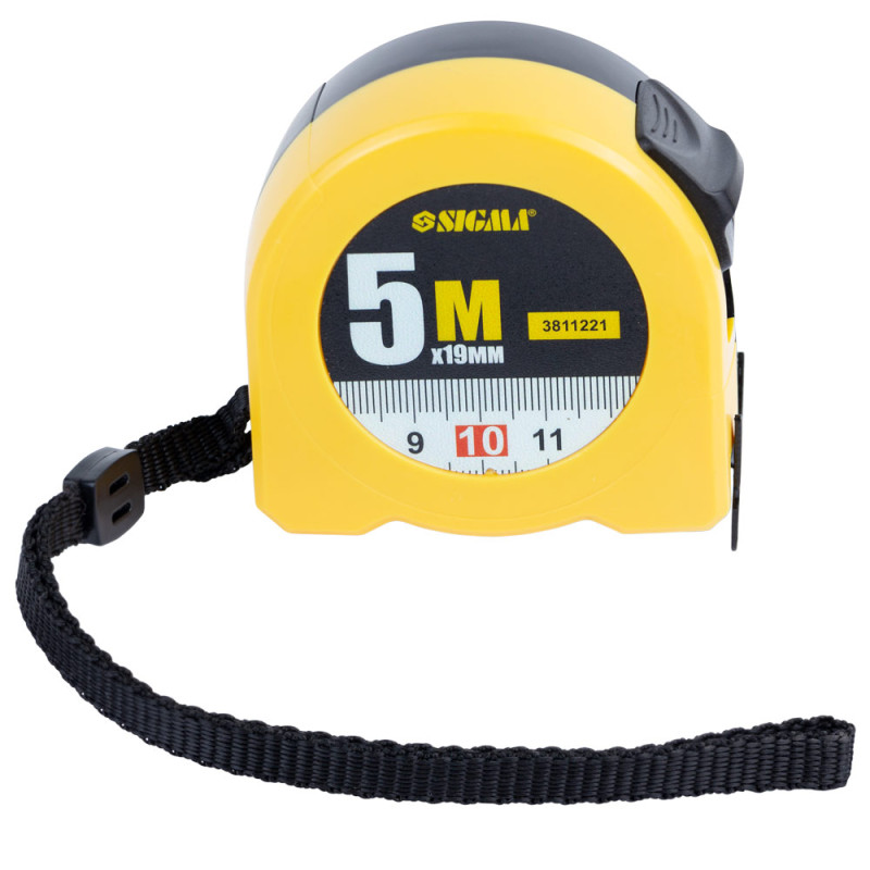 SIGMA Рулетка Color 5м×19мм (3811221)