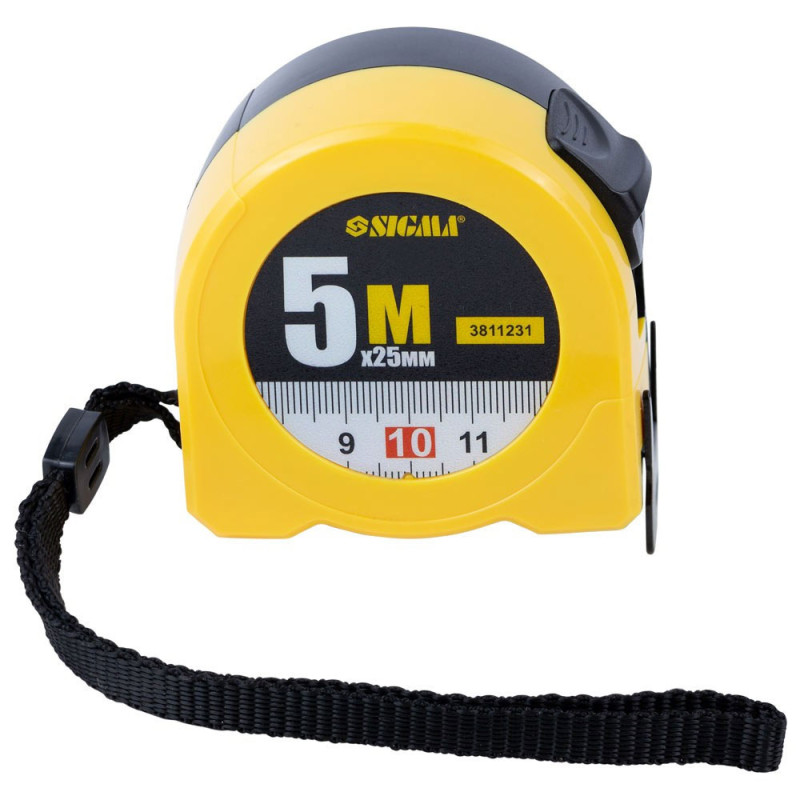 SIGMA Рулетка Color 5м×25мм (3811231)