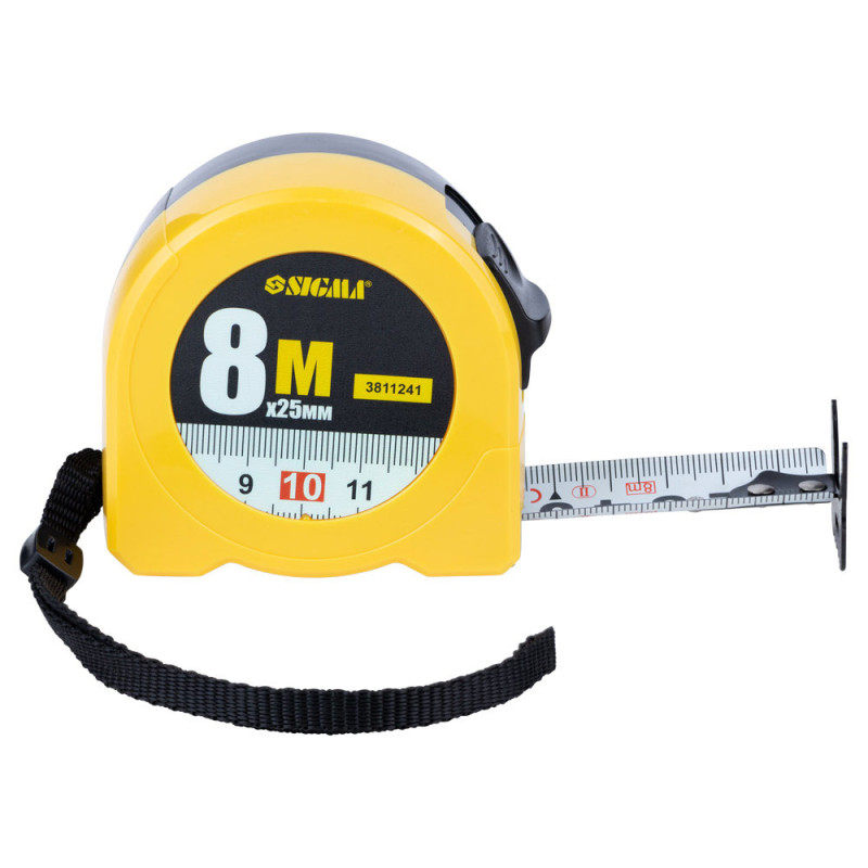 SIGMA Рулетка Color 8м×25мм (3811241)