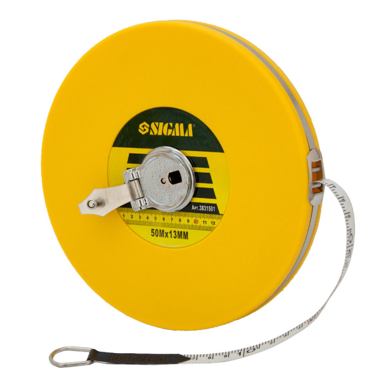 SIGMA Рулетка стекловолокно 50м×13мм (3831501)