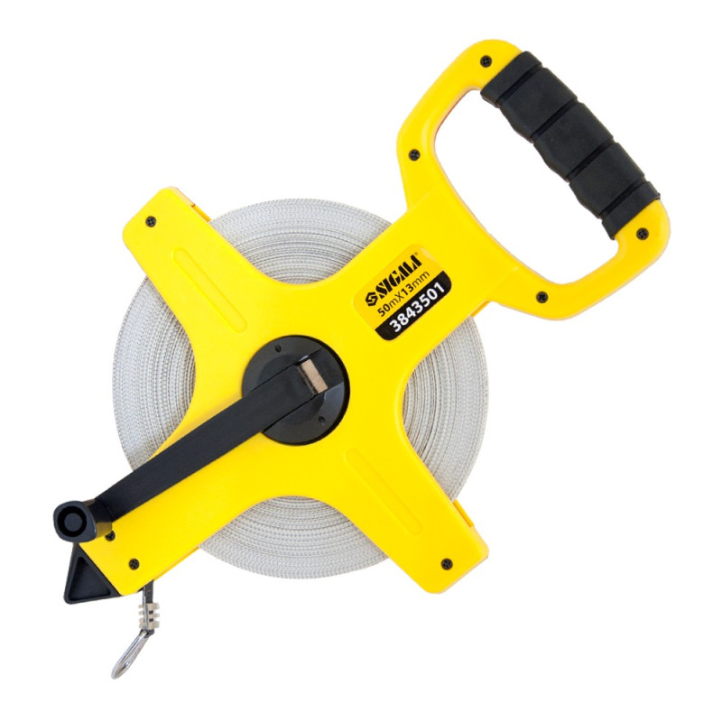 SIGMA Рулетка 50м×13мм геодезическая (стекловолокно) (3843501)