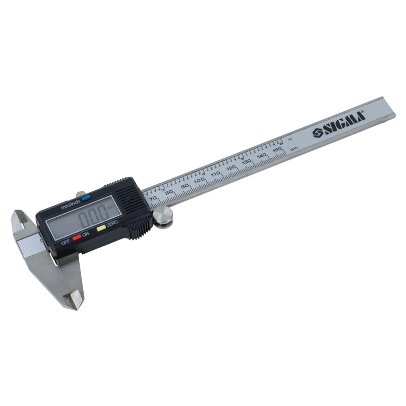 SIGMA Штангенциркуль цифровой 150мм точность ±0.02мм (пенал) (3923021)