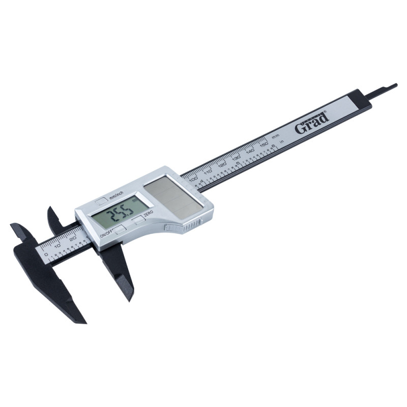 Grad Штангенциркуль цифровой на солнечной батарее 150мм точность ±0.2мм (3923215)
