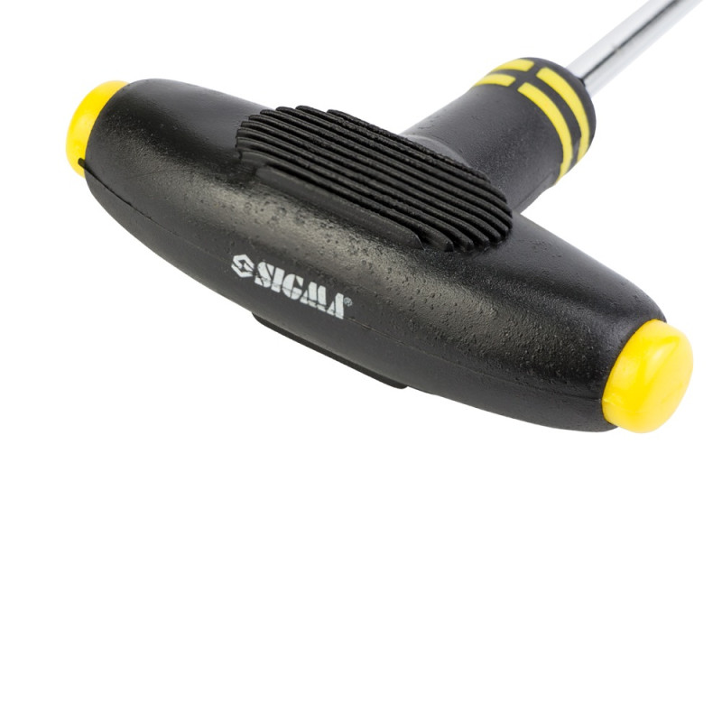 SIGMA Викрутка з Т-подібною ручкою і насадками 21шт CrV (4002161)