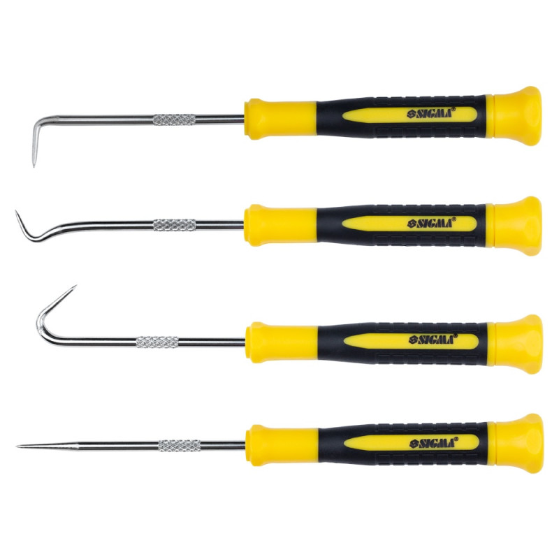 SIGMA Набір гачків для слюсарних робіт 4шт (4003411)