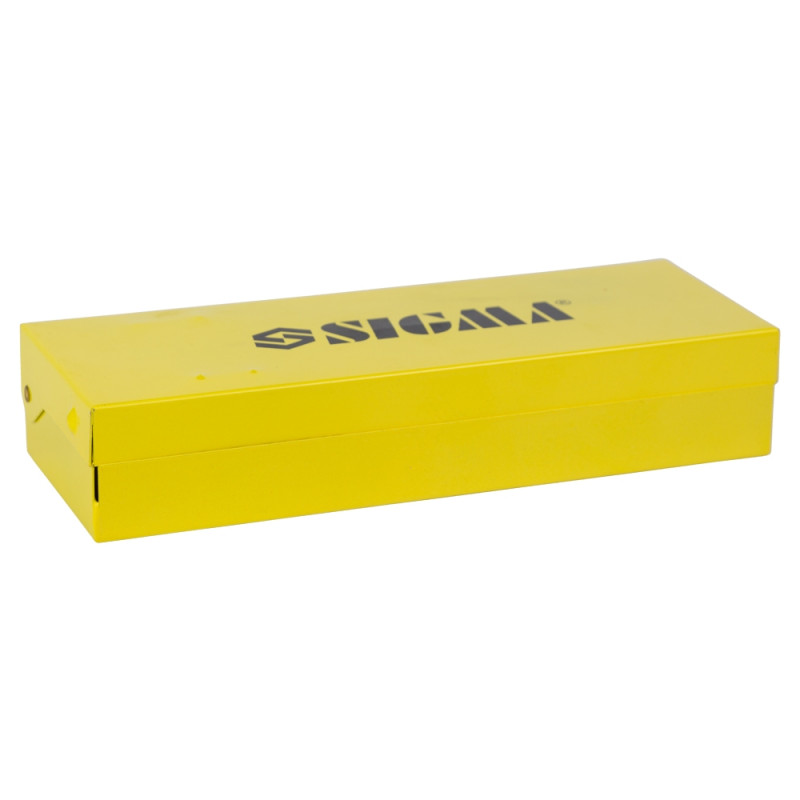 SIGMA Викрутка ударно-поворотна з битами 8шт CRV (метал кейс) (4004021)