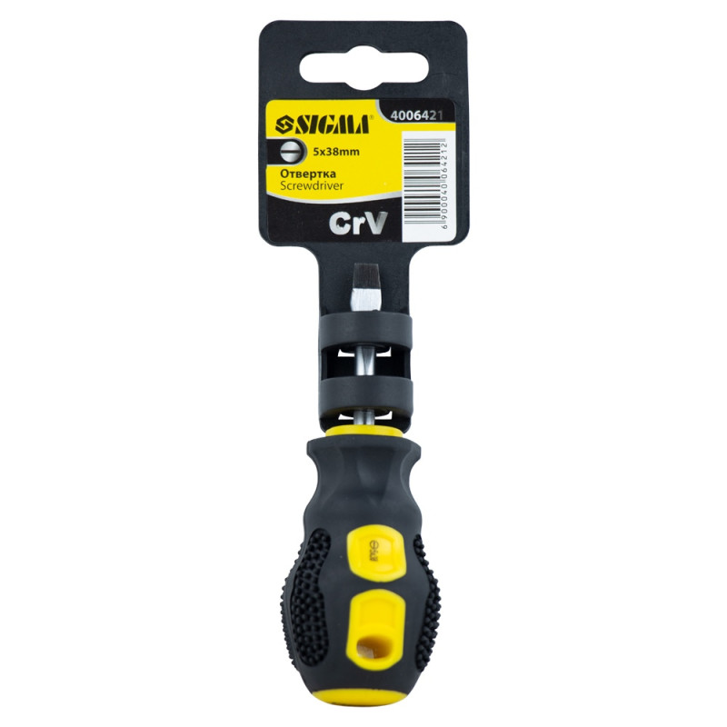 SIGMA Отвертка SL5x38мм CrV (4006421)