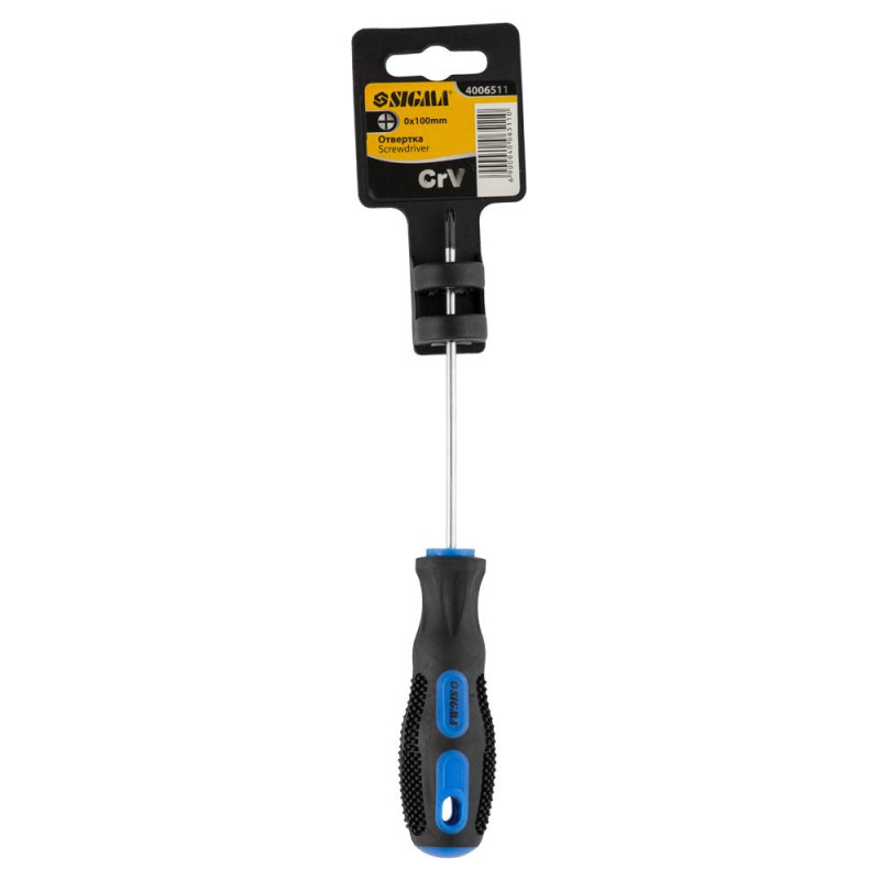 SIGMA Отвертки PH0×100мм СRV (4006511)