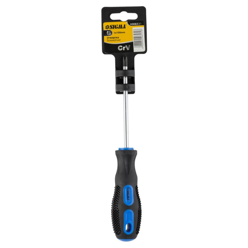 SIGMA Отвертки PH1×100мм СRV (4006531)