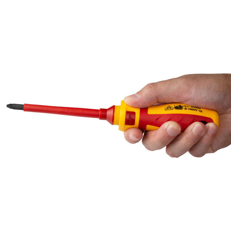 SIGMA Набір викруток діелектричних 11шт + викрутка-індикатор 250В CrV (пласт кейс) (4008411)