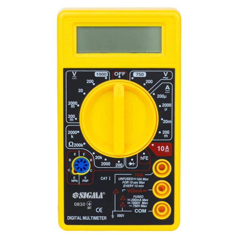 SIGMA Мультиметр цифровой (4008571)